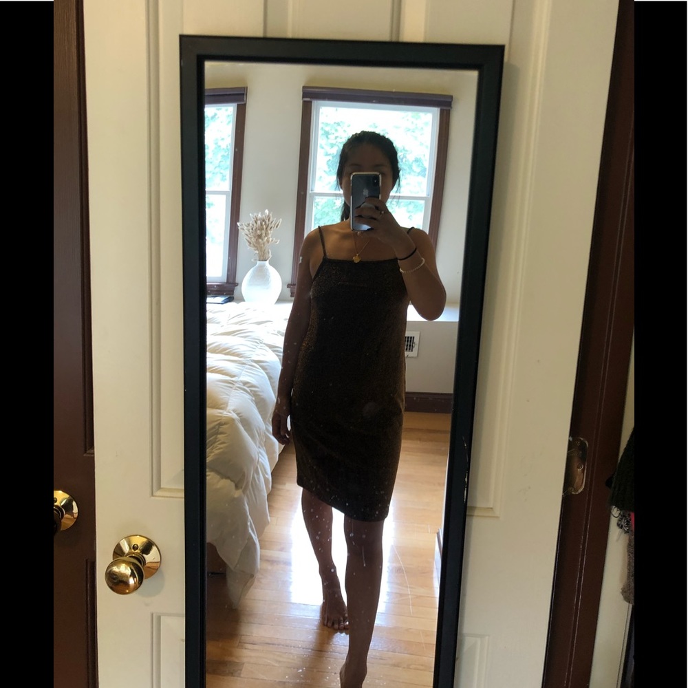 Gold Cocktail Dress